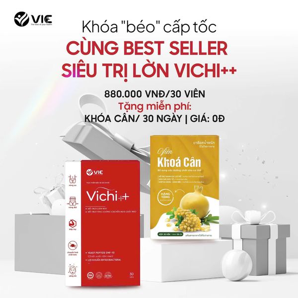 Vichi Giảm Cân phiên bản khóa cân lựu vàng nâng cấp mẫu mới 2024