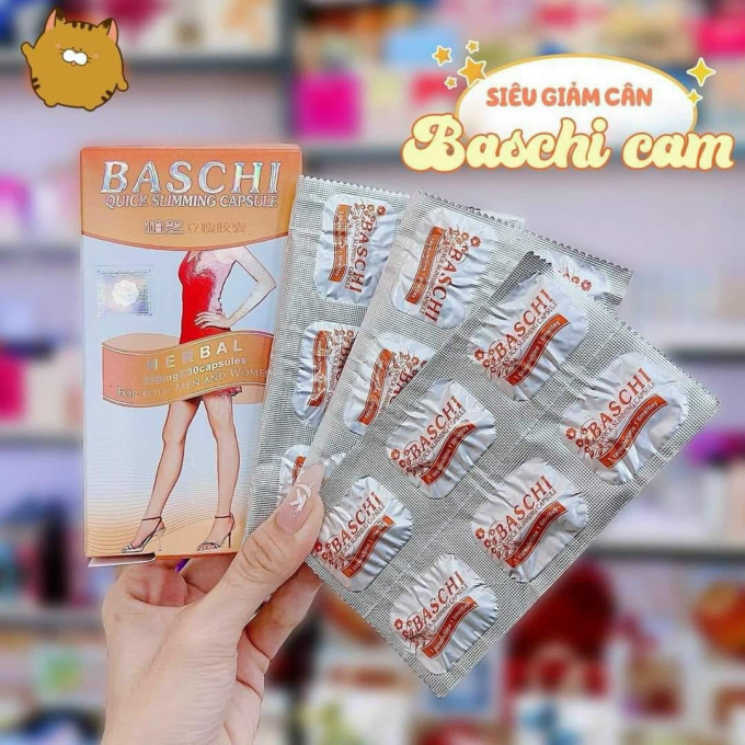 Viên uống giảm cân Baschi Cam Thái Lan
