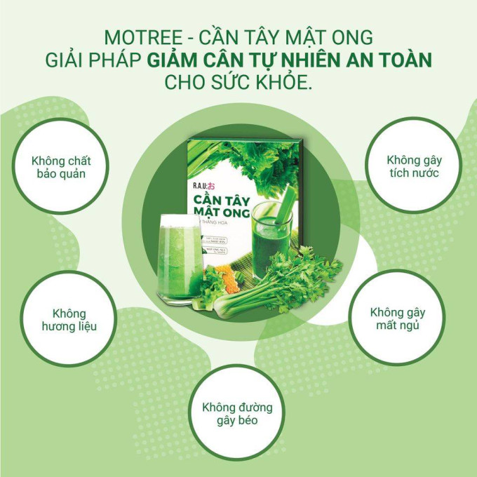 Bột Cần Tây Mật Ong Motree có tốt không? Có an toàn không?