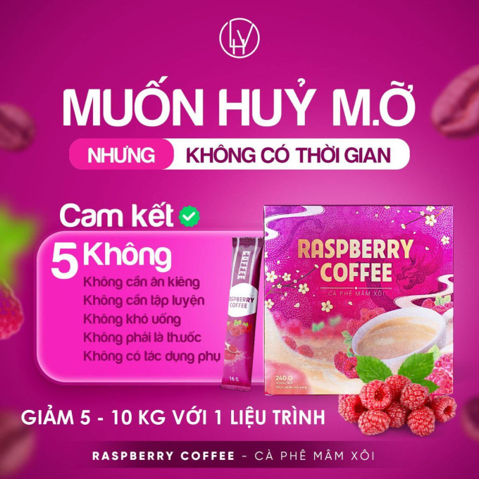 Cà Phê Mâm Xôi Chính Hãng Raspberry Coffee