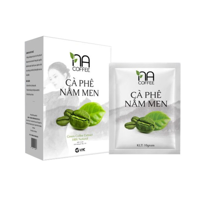 Cà Phê Nấm Men Na Coffee VIC – Hộp lớn 12 gói | giảm cân an toàn hiệu quả