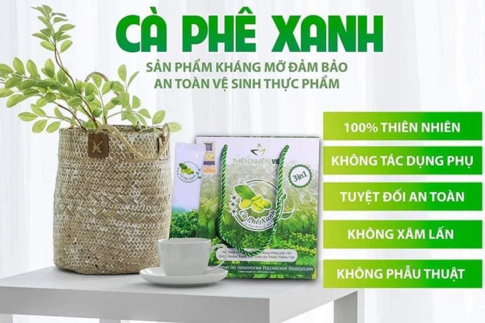Cà Phê Xanh Thiên Nhiên Việt Kháng Mỡ