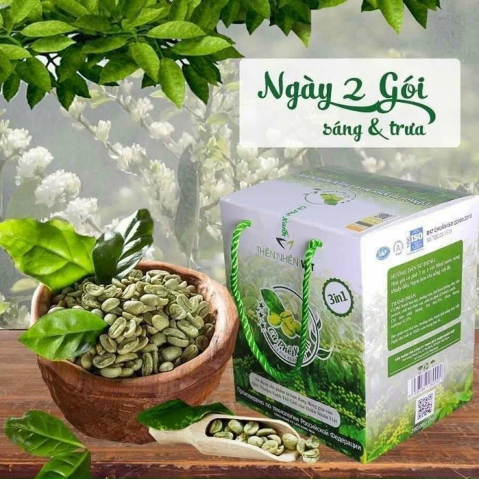 Thành phần cà phê xanh giảm cân