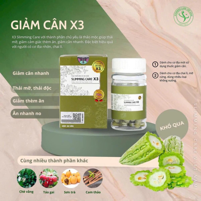 Thành phần Slimming Care X3