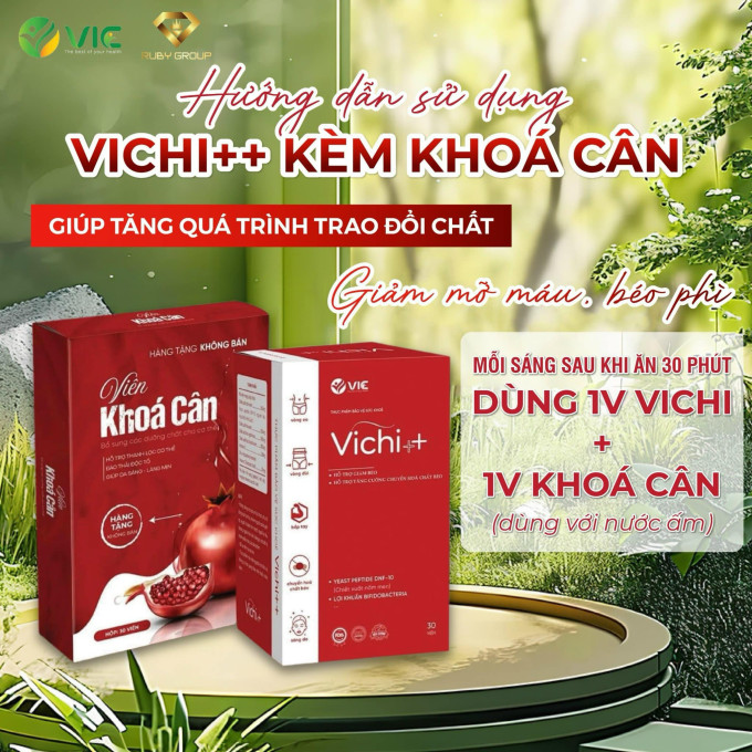 Giảm cân Vichi có tốt không? Có hiệu quả không?