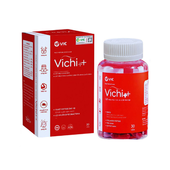 Vichi Giảm Cân Chính Hãng 100% | Tặng kèm Khóa cân – giảm 5-8kg sau 1 liệu trình , dành cho cơ địa khó giảm