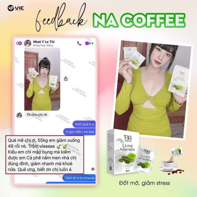 Hình ảnh Feedback review Cà phê nấm men từ khách hàng