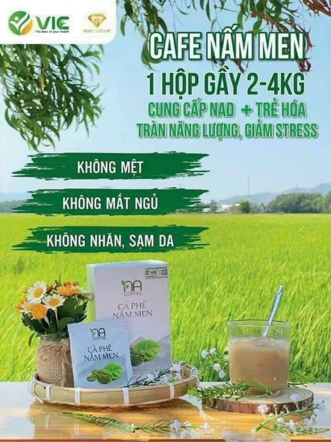 Cà Phê Nấm Men NA Coffee giúp giảm cân hiệu quả