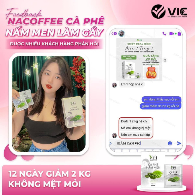 Review Cà phê nấm men từ khách hàng
