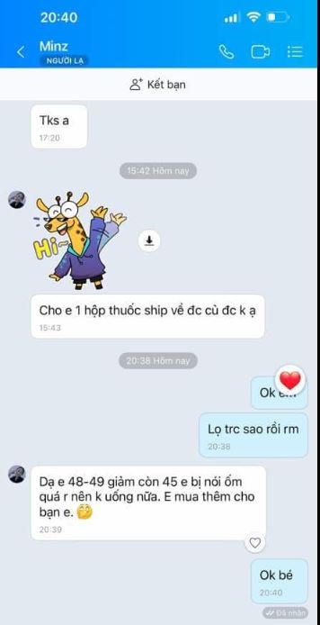 Hình ảnh Feedback review từ khách hàng