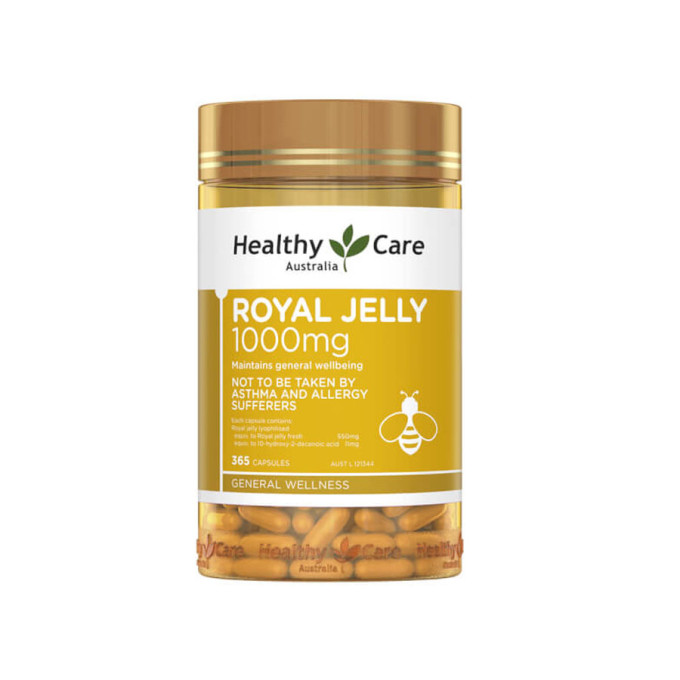 Sữa Ong Chúa Healthy Care Royal Jelly | Giúp Đẹp Da, Ngừa Lão Hóa, Bảo Vệ Sức Khỏe