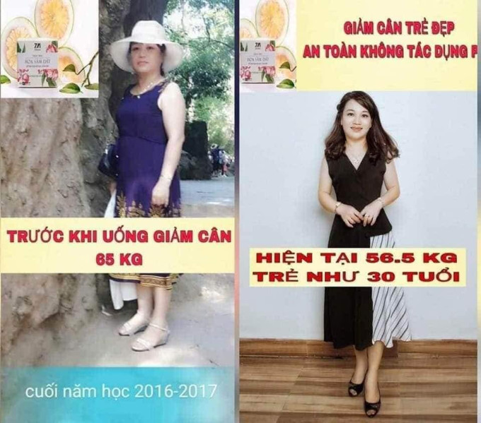 Khách hàng sử dụng giảm cân Hoa Sâm Đất hiệu quả