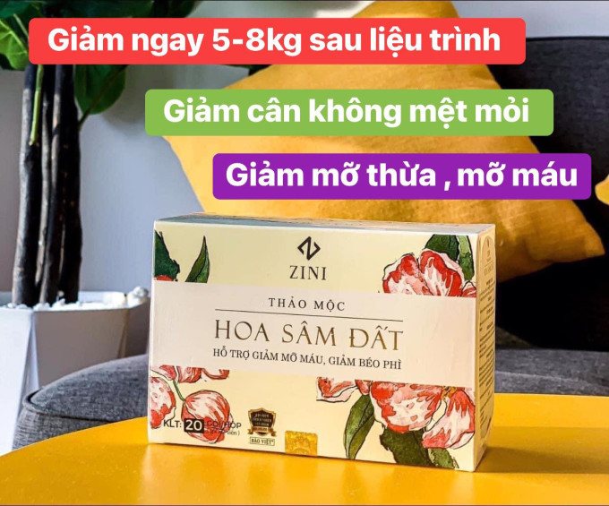 Thảo Mộc Hoa Sâm Đất Giảm mỡ và lợi sữa, an toàn cho mẹ sau sinh từ 2 tháng.