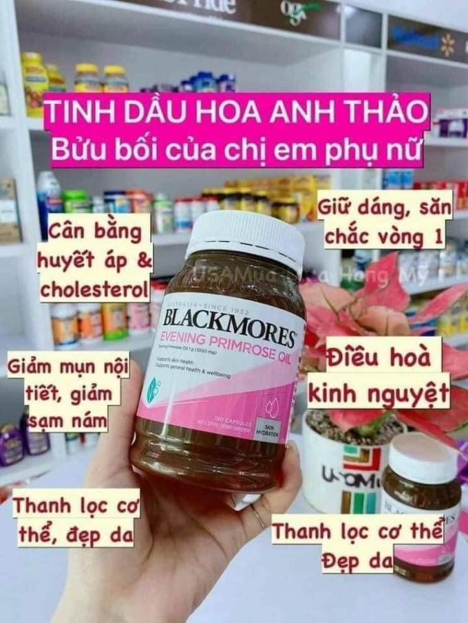 Tinh Dầu Hoa Anh Thảo Blackmores Úc có tốt không? Có an toàn không?