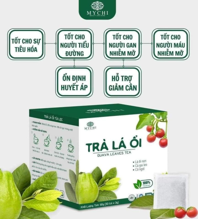 Nguyên chất từ đọt ổi non và lá ổi