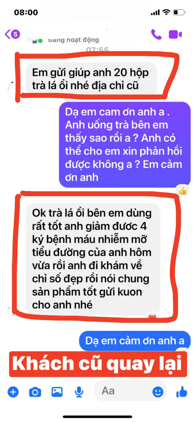 Hình ảnh Feedback review từ khách hàng