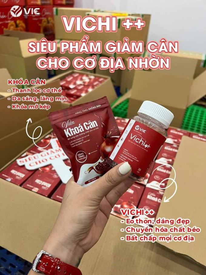 Viên Giảm Cân Vichi++ phù hợp cho các mẹ bỉm sau sinh và mẹ cho con bú