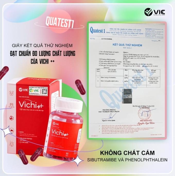 Giảm Cân Vichi giảm cân nhanh an toàn được nhiều khách hàng sử dụng