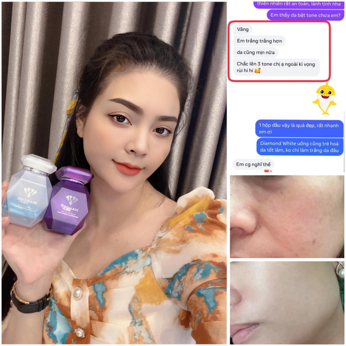Một số review Viên uống trắng da Ngọc Trinh đánh giá từ khách hàng