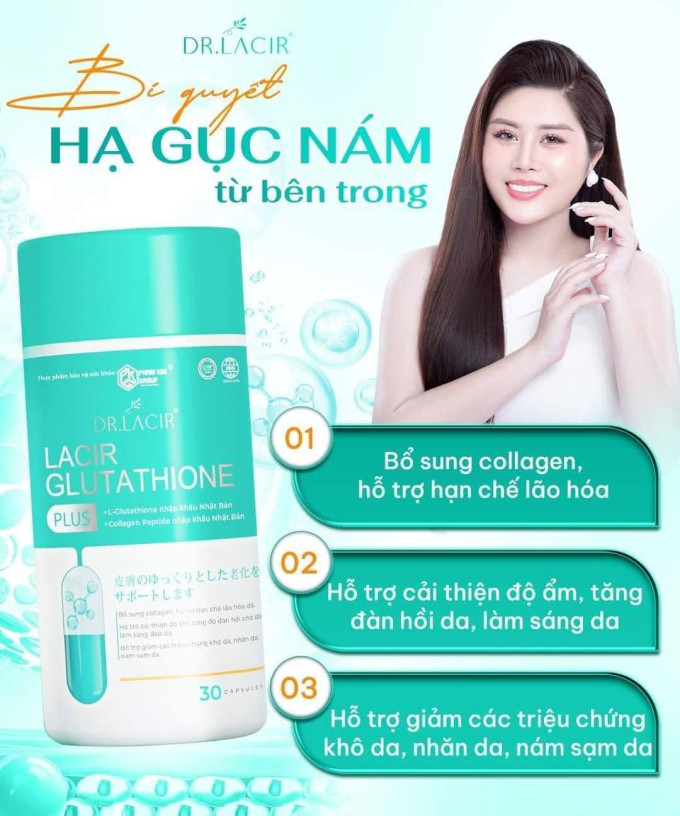 Hỗ trợ làm trắng da, mờ nám, tàn nhang.