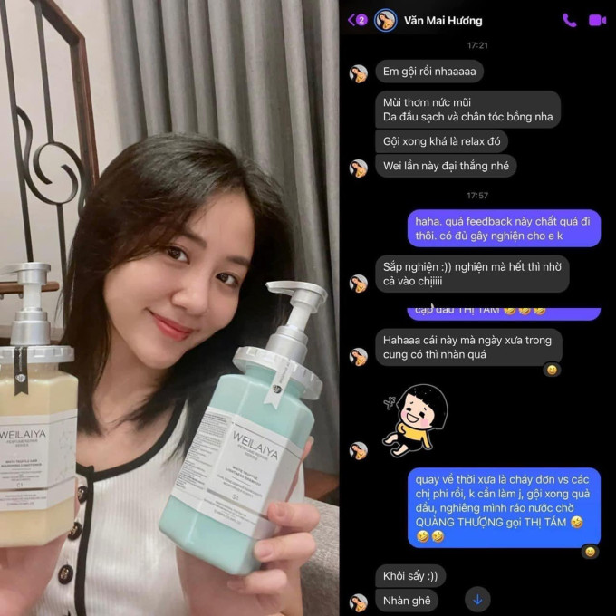 Một số review đánh giá Dầu Gội Truffle Weilaiya từ khách hàng