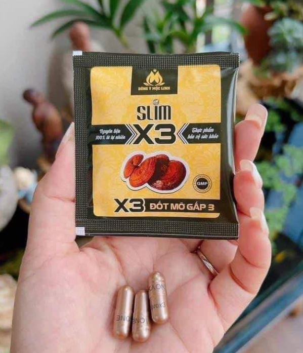 Bảng thành phần của viên uống Slim X3