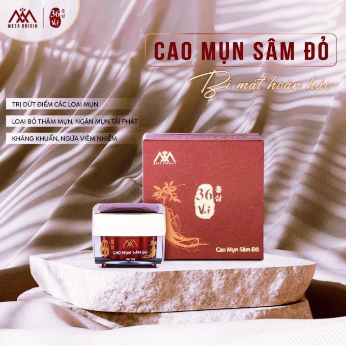 Kem Cao Mụn Sâm Đỏ 36 vị Đông Y