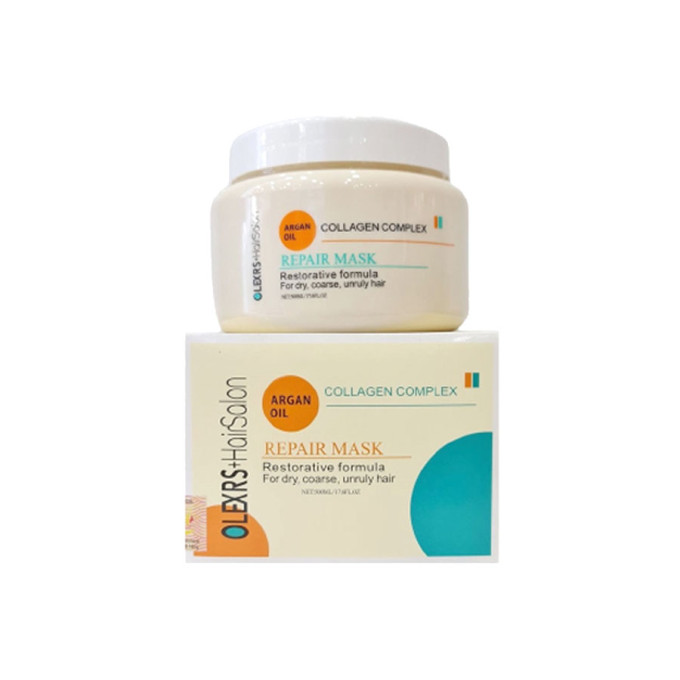 Kem Ủ Tóc Olexrs Hair Salon Argan Oil Collagen Complex Repair Mask 500ml
