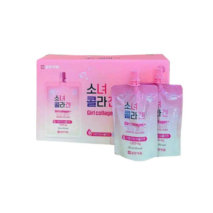 Nước Uống Girl Collagen Dạng Túi Gói Hương Vị Táo Làm Đẹp Da Chính Hãng