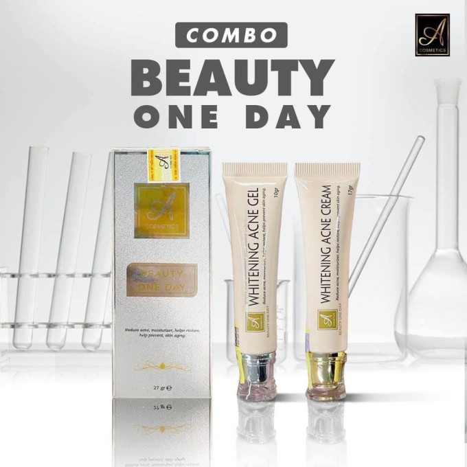 Kem Trị Mụn A Cosmetics - Combo Trị Mụn Beauty One Day