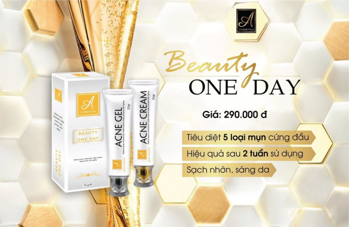 Combo Trị Mụn Beauty One Day của A Cosmetics