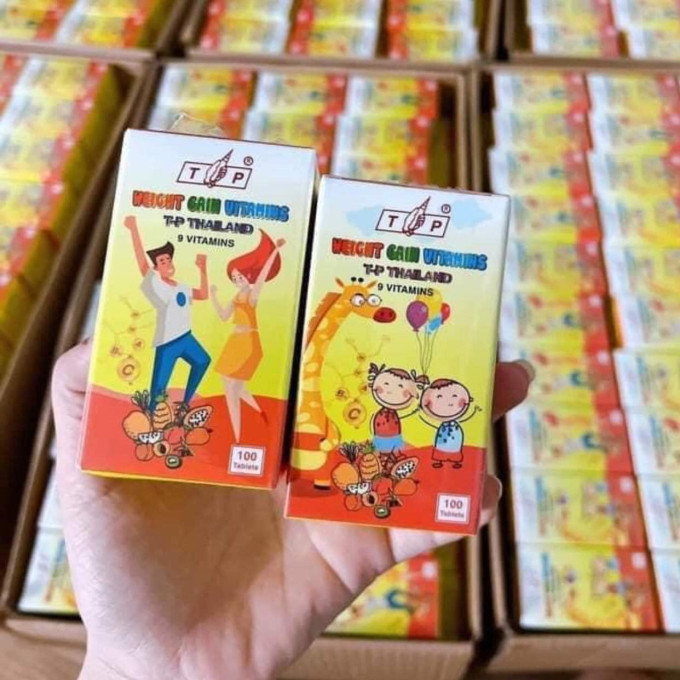 Vitamin Tăng Cân TP Thái Lan Hộp 100 viên| Tăng cân nhanh, hiệu quả, an toàn