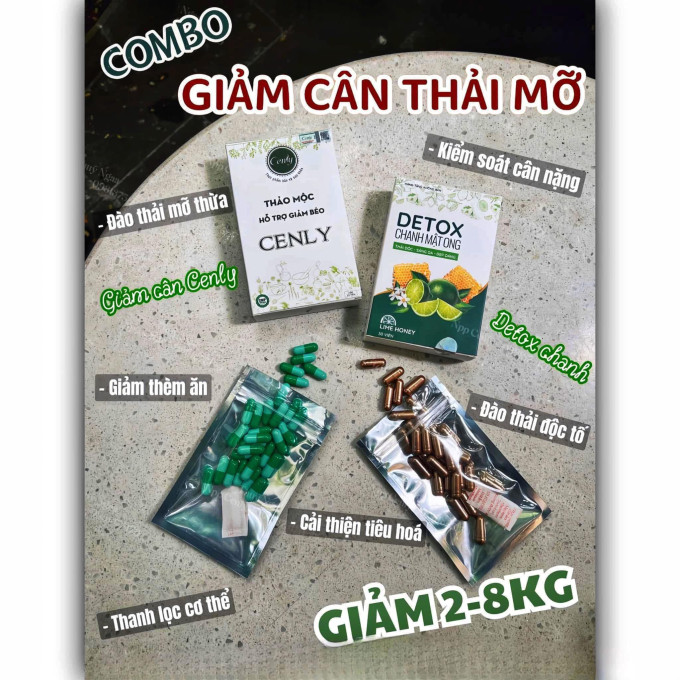 Thành phần chính của Giảm Cân Cenly Chiết xuất từ thành phần thảo mộc quý thiên nhiên