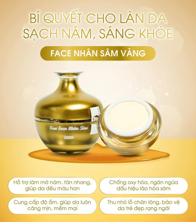 Thành phần từ Kem Face Nhân Sâm