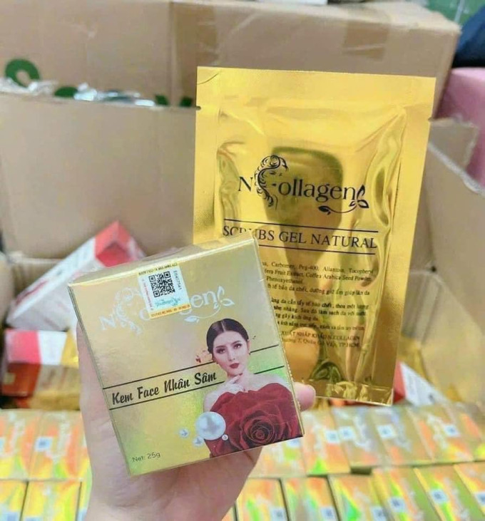 Kem Face Nhân Sâm Trần Thị Bích Ngân N Collagen chính hangx