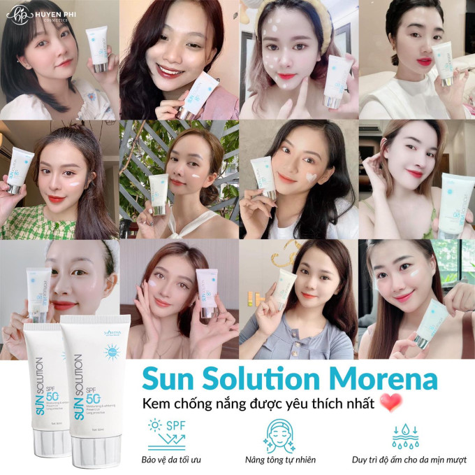 Kem chống nắng Huyền Phi được nhiều khách hàng tin dùng