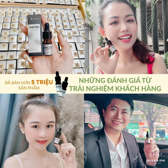 Hình ảnh review serum Trị Hôi Nách INOD Huyền Phi từ khách hàng