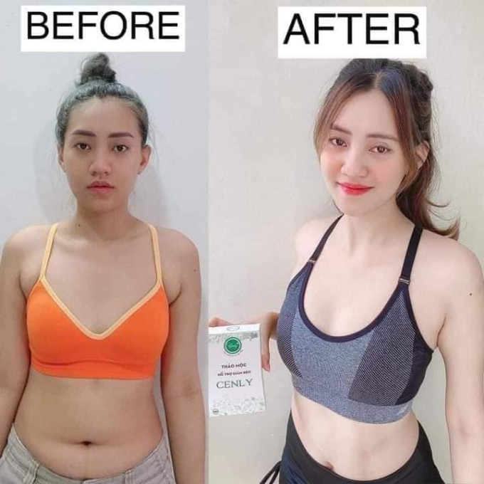 Khách hàng sử dụng Cenly giảm cân thành công