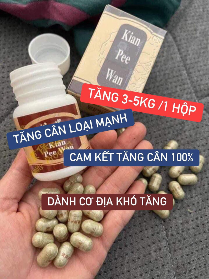 Tăng cân Kian Pee Wan: Giải pháp tăng cân cho người gầy khó hấp thu
