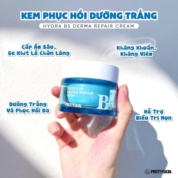 Kem phục hồi dưỡng trắng B5 Pretty skin