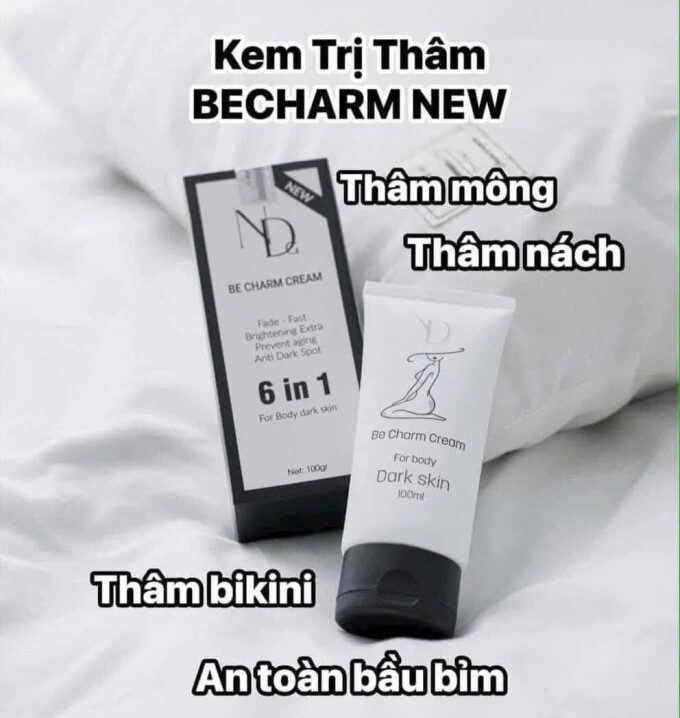 Kem trị thâm mông Be Charm Cream| Kem Bôi Mờ Thâm Be Charm Cream 6in1