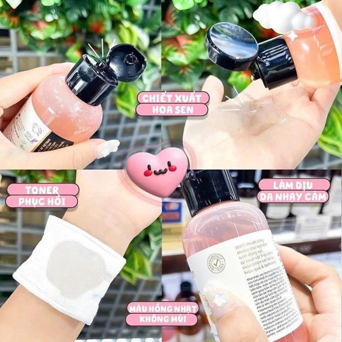 Hướng dẫn sử dụng Toner Hoa Sen