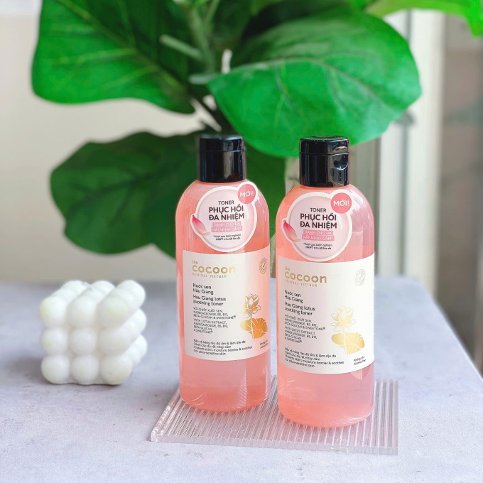 Toner Hoa Sen Cocoon – Dịu Lành, Cấp Ẩm & Phục Hồi Da Nhạy Cảm