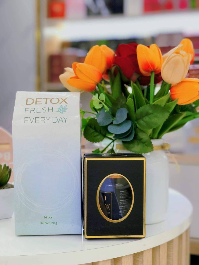 Go Detox giảm cân chính hãng| Combo Trà Go Detox và Trà Detox Fresh Everyday