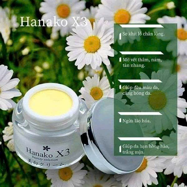 Kem dưỡng Hanako X3 - Bí quyết cho làn da sáng mịn