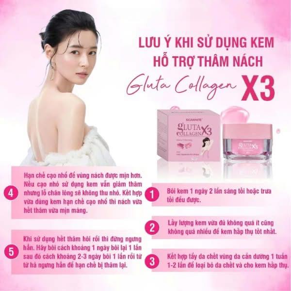 Hỗ trợ làm sáng da nách, mờ thâm và cải thiện vùng da sạm màu.