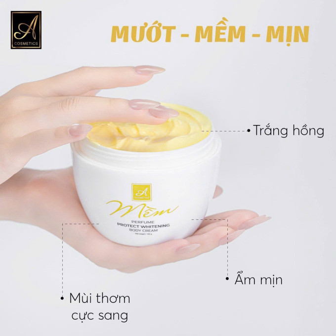 Hỗ trợ dưỡng trắng da toàn thân, giúp da sáng và đều màu hơn