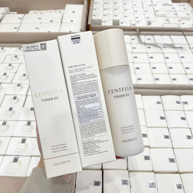 Dr Pepti Centella Toner – Nước Hoa Hồng Căng Bóng, Phục Hồi Da Hiệu Quả