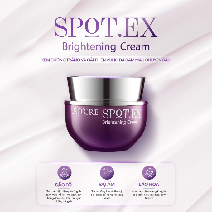 Kem trị nám Lro cre Spot Ex Brightening Cream – Dưỡng Sáng Da, Mờ Nám