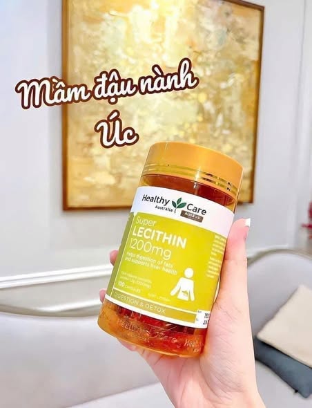 Super Lecithin Healthy Care 1200mg 100 Viên Chính Hãng Úc
